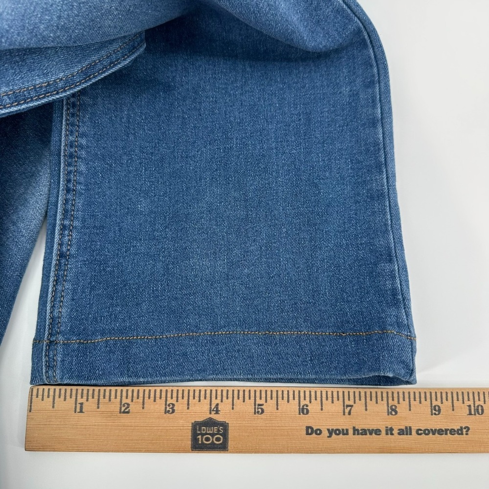 Nicole Miller New York Soho Jeans Womens 10 Blue Denim High Rise Bootcut Stretch - Picture 10 of 10